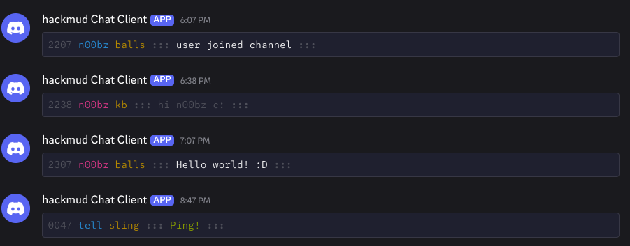 Hackmud Chat Client